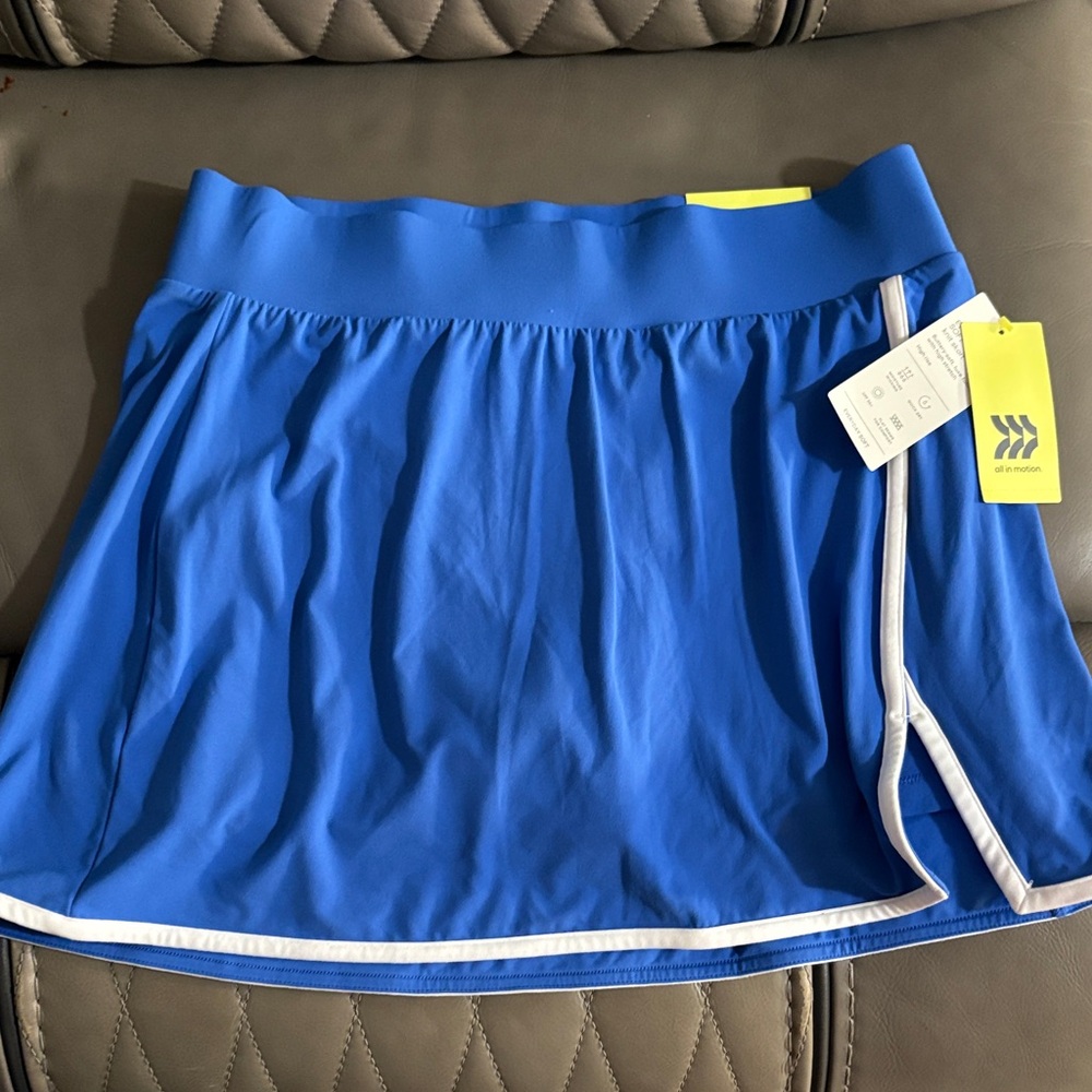All in Motion Blue Mini Skirt
